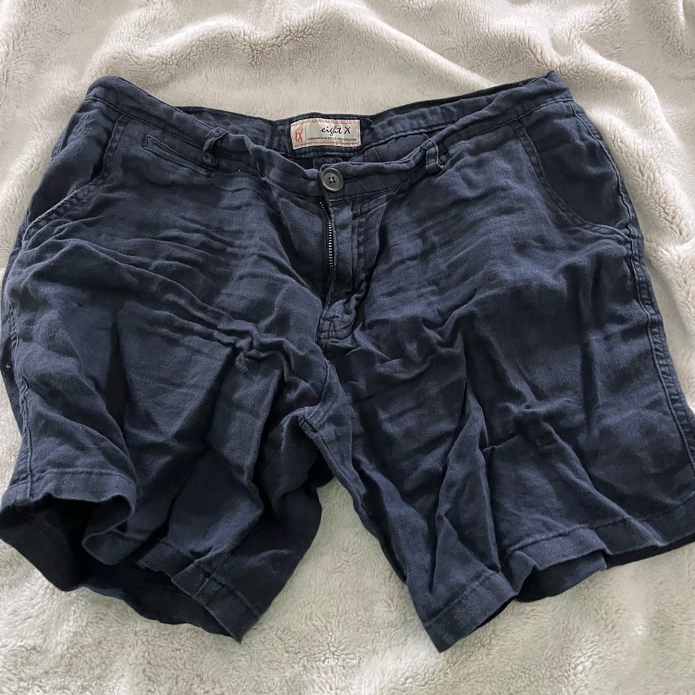 Eight X 100% linen shorts